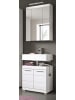 Inn.Furn Badmöbel-Set weiß Hochglanz 2-teilig 60 cm, Kombination mit Spiegelschrank