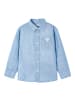 Mayoral Chambray-Hemd langarm Leinenanteil in Denim