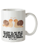 Mr. & Mrs. Panda Teetasse Schnecken Liebe mit Spruch in Weiß