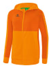 erima Damen Six Wings Trainingsjacke mit Kapuze in new orange/orange