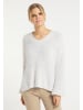 usha WHITE LABEL Damen Strickpullover in Wollweiss