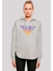 F4NT4STIC Oversized Hoodie Stranger Things Palace Arcade Netflix TV Series in grau