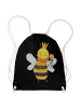 Mr. & Mrs. Panda gymnastiktasche Biene König ohne Spruch in Schwarz