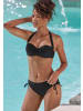 LASCANA Bügel-Bandeau-Bikini-Top in schwarz