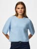 Pieces Stricktop in Cashmere Blue