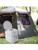 COSTWAY 20L+12L Campingtoilette in Grau