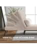 HOMCOM Schlafsessel in Beige 75L x 70B x 75H cm