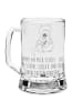 Mr. & Mrs. Panda Gravur Bierkrug Otter Blumenstrauß mit Spruch in Transparent