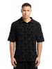 Carlo Colucci Poloshirt Echner in Schwarz
