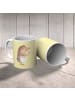Mr. & Mrs. Panda Kindertasse Igel Wein ohne Spruch in Gelb Pastell