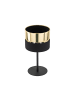 Licht-Erlebnisse Tischlampe Ø 20 x (H)38.5 cm in Schwarz GoldSchwarz Gold