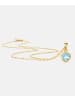 Diamant L'éternel Halskette aus 375 Gelbgold mit Topas