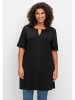 sheego Longshirt in schwarz