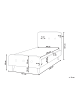 Beliani 2-tlg Einzelbett RENNES in Beige/Braun