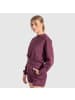 SMILODOX Crop Sweatshirt Althea in Violett