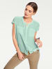 Heine Kurzarm-Bluse in mint