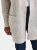 SELECTED FEMME Lange Strickjacke mit Taschen Stretch Casal Cardigan SLFLULU in Beige-2