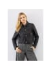 Bolongaro Trevor Lederjacke Ginny Fringe in schwarz