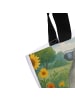 Mr. & Mrs. Panda Tote Bag Chinchilla Blume Design ohne Spruch in Weiß