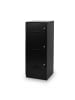relaxdays Aktenschrank in Schwarz - (B)40 x (H)103 x (T)40 cm