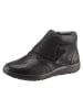 WALDLÄUFER Stiefelette in schwarz-gemustert