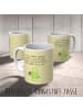 Mr. & Mrs. Panda Kindertasse Schildkröte Pfeifen mit Spruch in Gelb Pastell