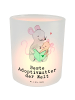 Mr. & Mrs. Panda Kerzenglas Maus Beste Adoptivmutter der Welt mi... in Transparent