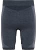 Hummel Hummel Tight Kurze Hose Hmlmt Yoga Herren Atmungsaktiv Schnelltrocknend Nahtlosen in BLACK/ASPHALT MELANGE