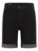 ARIZONA Jeansbermudas in black overdy