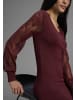 Laura Scott Strickkleid in rot-braun