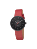 Regent Solaruhr-Analog rot mittel (ca. 33mm) Regent Lederarmband