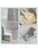 Feandrea Katzentoilette Boxal in Taubengrau - (B)76 x (H)33 x (T)64 cm