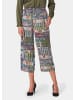 GOLDNER Druckhose in bunt / gemustert