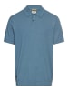 Camel Active Leichtes Strick-Polo aus reiner Baumwolle in Steinblau