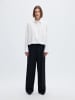 SELECTED FEMME LS Cropped Boxy Shirt in Bright White
