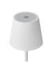 Beliani Tischleuchten BACEIRO in Weiß - (W) 10 x (H) 38 x (L) 10 cm