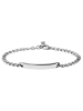 Adeliás Damen Armband – Panzerarmband aus Edelstahl 21 cm in silber