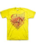 DC Flash T-Shirt in Gelb