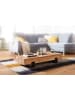 FineBuy Couchtisch in Braun / Akazie / 59x130x25