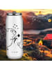 Mr. & Mrs. Panda Edelstahl Trinkflasche Mops Verliebt ohne Spruch in Weiß