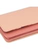 DuDu Geldbörse RFID Leder 17,5 cm in rosa cipria