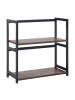 Küchenregal Arbeitsplatte in Braun/ Schwarz - (B)42 x (H)43 x (T)18 cm