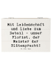 Mr. & Mrs. Panda Box Spruch Florist Kunst mit Spruch in Weiß