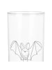 Mr. & Mrs. Panda Glas Fledermaus Flügel ohne Spruch in Transparent