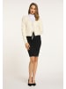 faina Damen Strickjacke in Wollweiss