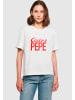 Mister Tee Mister Tee Damen Cacio E Pepe Tee in white