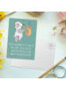 Mr. & Mrs. Panda Postkarte Saxophon Liebe mit Spruch in Meeresbrise