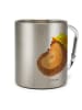 Mr. & Mrs. Panda Tasse Igel Beten ohne Spruch in Silber