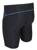 Aquarti Badehose in schwarz/blau