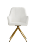 Homestyle4u Polsterstuhl 2er Set in Beige